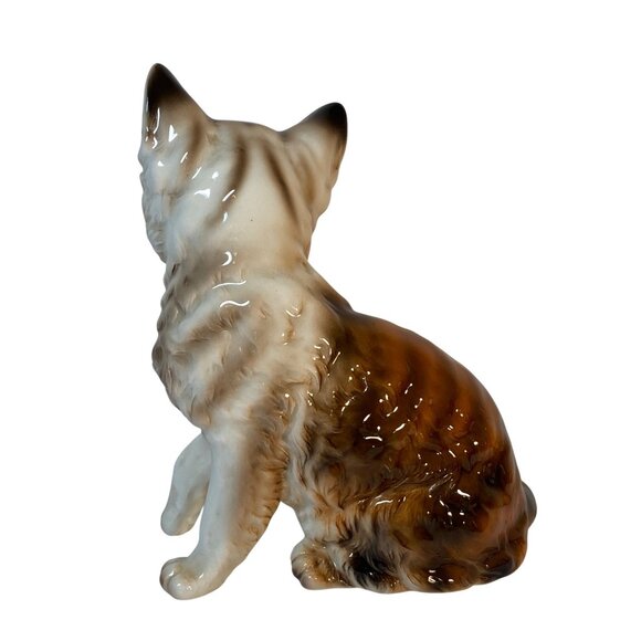 VTG Andrea by Sadek  Tabby Cat Blue Eye Ceramic Figure Tilden Thurber 2611 Japan - Picture 3 of 14